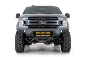 Ford F-150 Bumper - Front - Addictive Desert Designs - Bomber - Hammer Black - `18-`27 Ford F-150 Bumper - Front - Addictive Desert Designs - Bomber - Hammer Black - `18-`27